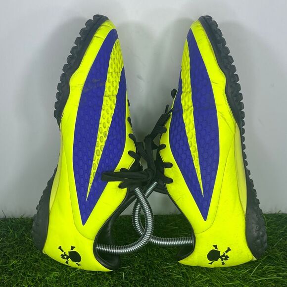 Nike Hypervenom Phantom I SG Purple Yellow Football Cleats Mens 6.5 - Picture 6 of 9